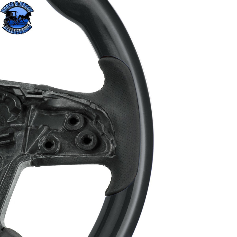 18" YourGrip Wood Candy Color Steering Wheel For 2018-2026 Freightliner Cascadia (Choose Color)
