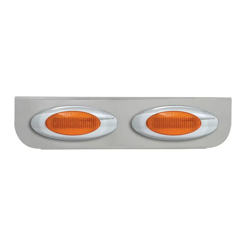 89030 Chrome â€œLâ€ Shape Light Bracket for Plug-In Y2K Incandescent Marker Lights Gray