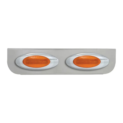 89030 Chrome â€œLâ€ Shape Light Bracket for Plug-In Y2K Incandescent Marker Lights Gray