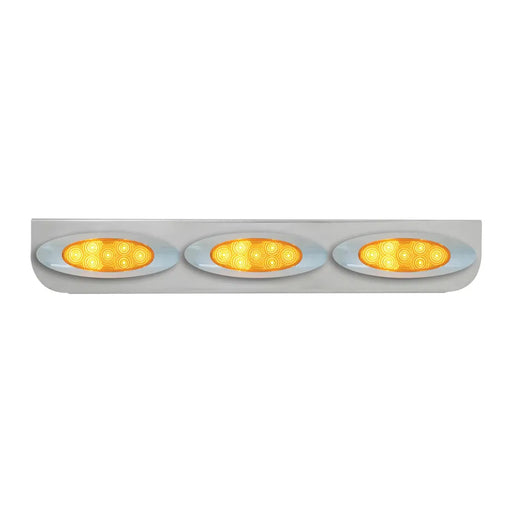 89056  24-3/4" CR L BRACKET W/3 AMBER Y2K SPYDER LED LIGHT Gray