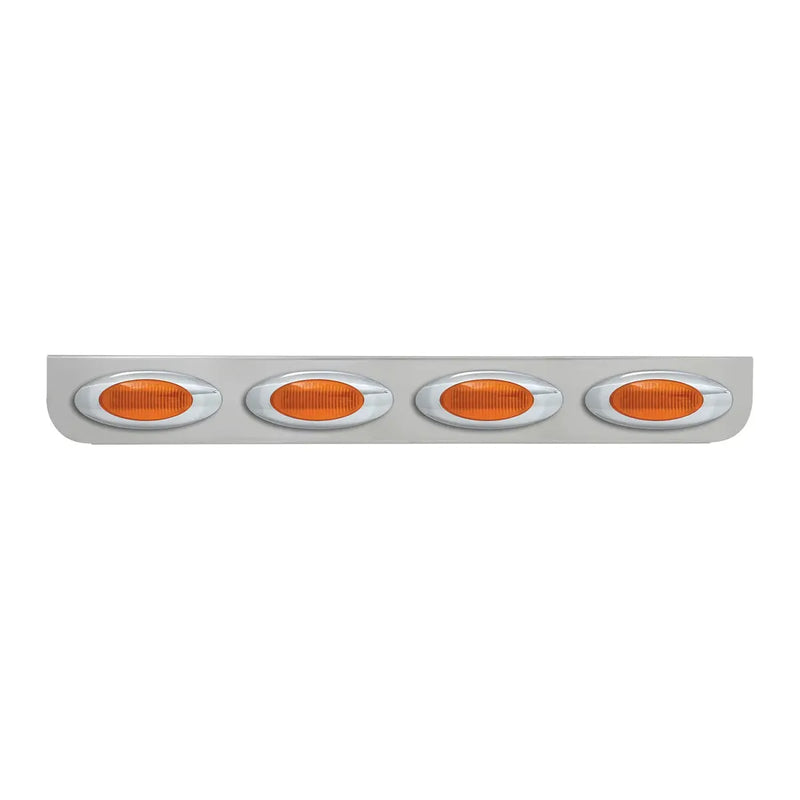 89070 Chrome â€œLâ€ Shape Light Bracket for Plug-In Y2K Incandescent Marker Lights Gray