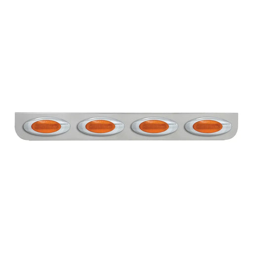 89070 Chrome â€œLâ€ Shape Light Bracket for Plug-In Y2K Incandescent Marker Lights Gray