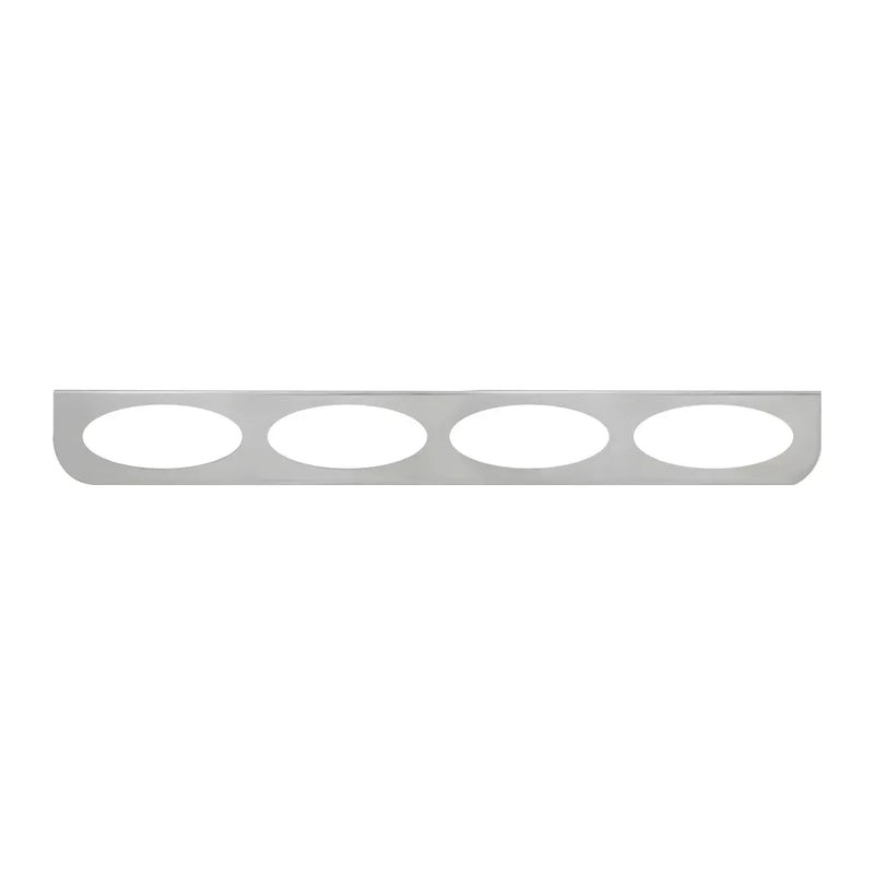 89079  Chrome “L” Shape Light Bracket for Plug-In Y2K Incandescent Marker Lights Gray