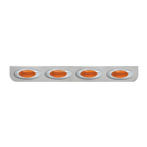 89080 33-1/4" SS L BRACKET W/4 AMBER Y2K LIGHTS Gray