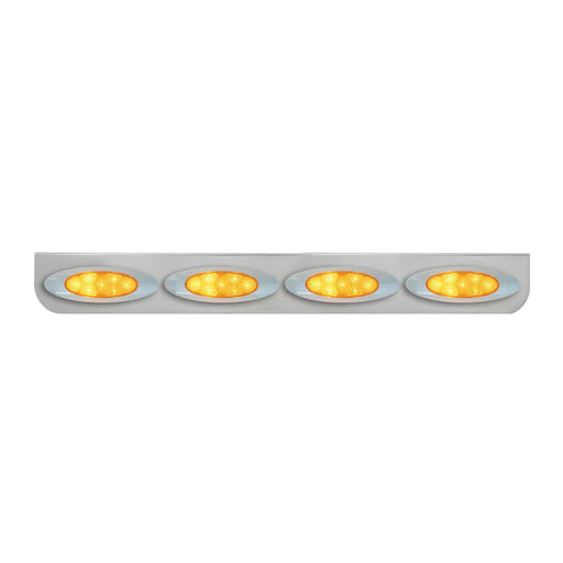 89086 33-1/4" SS L BRACKET W/4 AMBER Y2K SPYDER LED LIGHT Gray