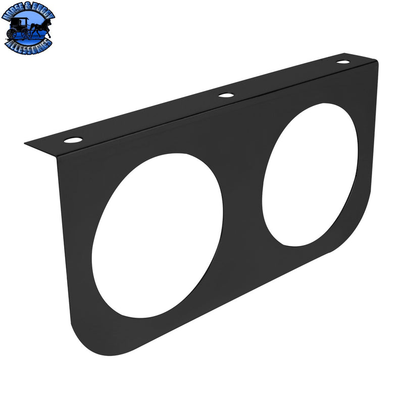 89219 BLACK L BRACKET W/ TWO HOLES FOR 4" SEALED LIGHT