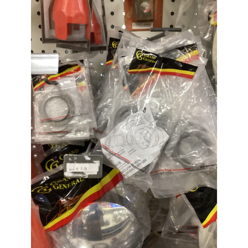 Hub cover kit insert replacements for 1 1/2" stud pilot wheels Slate Gray