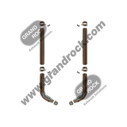 8PK-9052RF  8" DUPLEX STACK KIT, 94-02 PETE 379, RETRO FIT