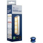 4 LED WARNING LIGHT (Choose LED Color) WARNING/LIGHT BAR Amber,Amber and White,White,Red Dark Slate Gray
