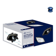 34 LED FOG LIGHT WITH LED LIGHT BAR FOR 2018-2024 FREIGHTLINER CASCADIA (Choose Color) (Choose Side) Headlight Black / Driver's Side,Black / Passenger's Side,Chrome / Driver's Side,Chrome / Passenger's Side Midnight Blue