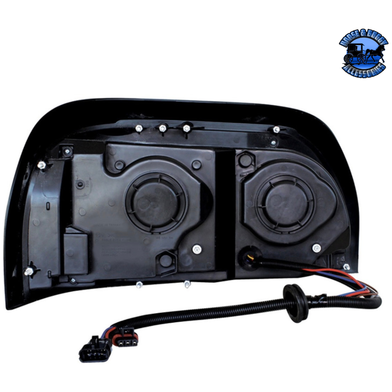 PROJECTION HEADLIGHT WITH LED TURN SIGNAL & LIGHT BAR FOR FREIGHTLINER CENTURY (Choose Color) (Choose Side) HEADLIGHT Chrome / Driver's Side,Chrome / Passenger's Side,Black / Driver's Side,Black / Passenger's Side Dark Slate Gray