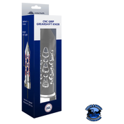 THREAD-ON BROOKLYN STYLE SPIKE GEARSHIFT KNOB WITH LED 13/15/18 SPEED ADAPTER (Choose LED Color) Knob Amber,Blue,White,Red,Green,Purple Light Gray