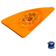 9 LED COMPETITION SERIES FENDER LIGHT FOR 2007-2017 KENWORTH T660 (Choose Side) (Choose Lens) FENDER LIGHT Driver's Side / Amber,Driver's Side / Clear,Passenger's Side / Amber,Passenger's Side / Clear Dark Orange