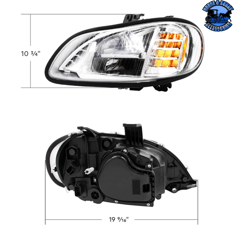 High Power Full LED Headlight For 2003-2024 Freightliner M2 (Choose Side)