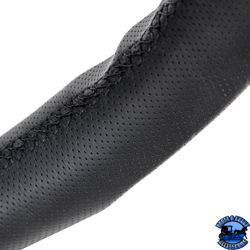 18" YOURGRIP LEATHER AND WOOD STEERING WHEEL FOR 2012-2021 PETERBILT 579 & 2013-2021 KENWORTH T680 #88190 steering wheel Dark Slate Gray