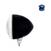 GUIDE 682-C STYLE HEADLIGHT H4 BULB WITH 6 AMBER LED (Choose Color) HEADLIGHT Stainless,Chrome,Black Black