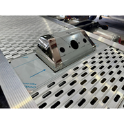 #15413 Inline deck plate Stainless box (For Merritt deck plate systems) airline Dark Gray