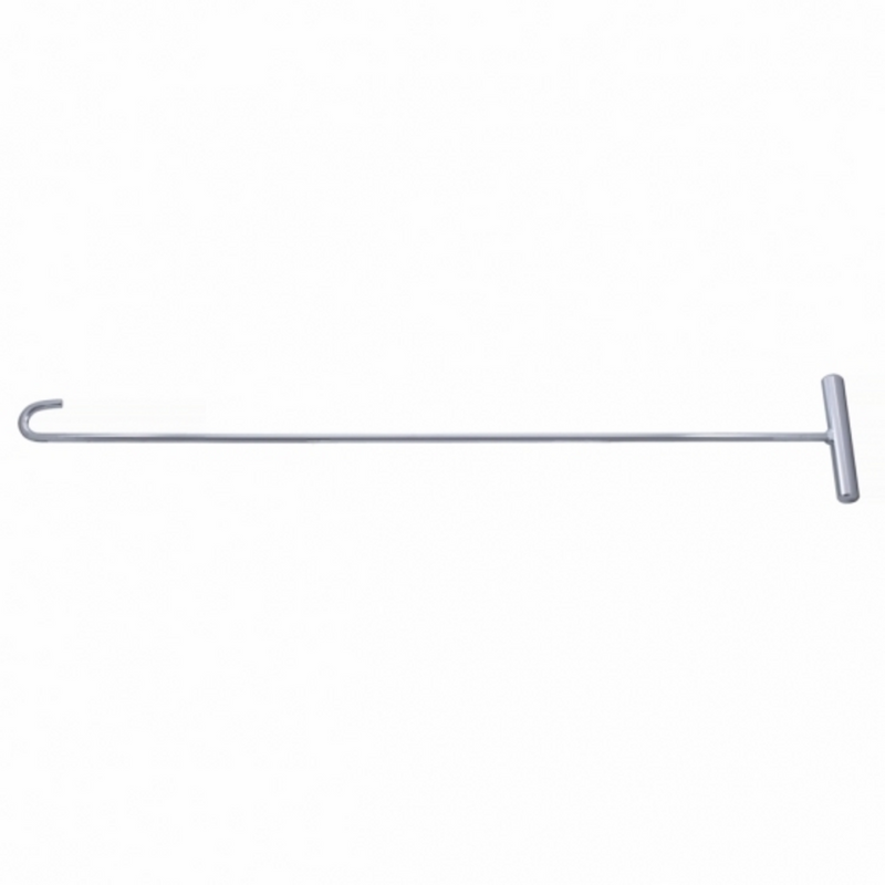 Extractor de pasador de quinta rueda cromado de 31" de largo, gancho en J (cada uno)