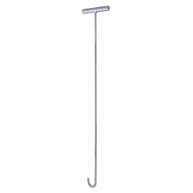 Extractor de pasador de quinta rueda cromado de 31" de largo, gancho en J (cada uno)