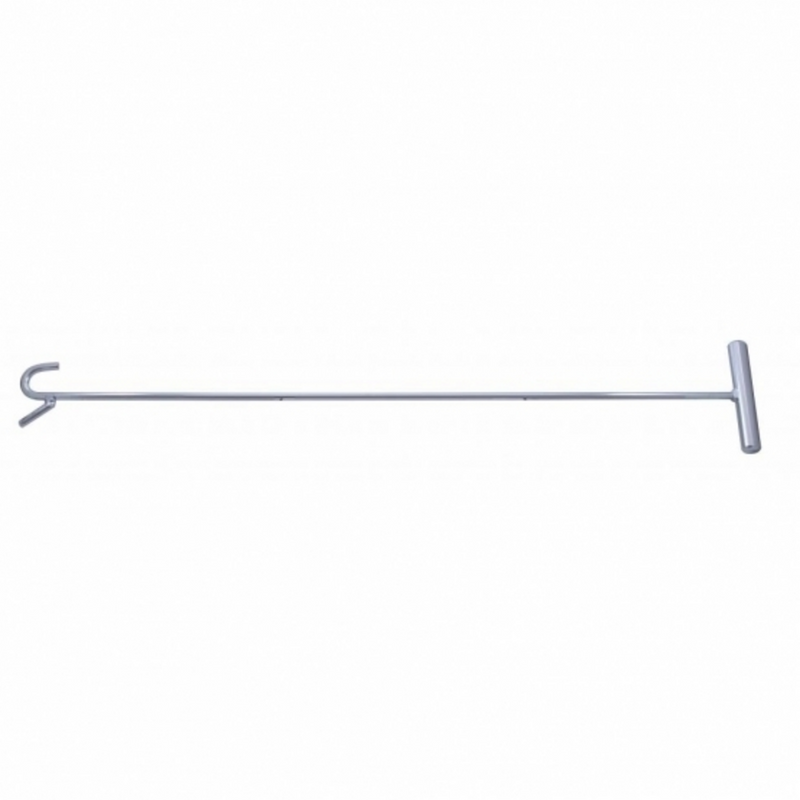 Extractor de pasador de quinta rueda cromado de 31" de largo, gancho en S (cada uno)