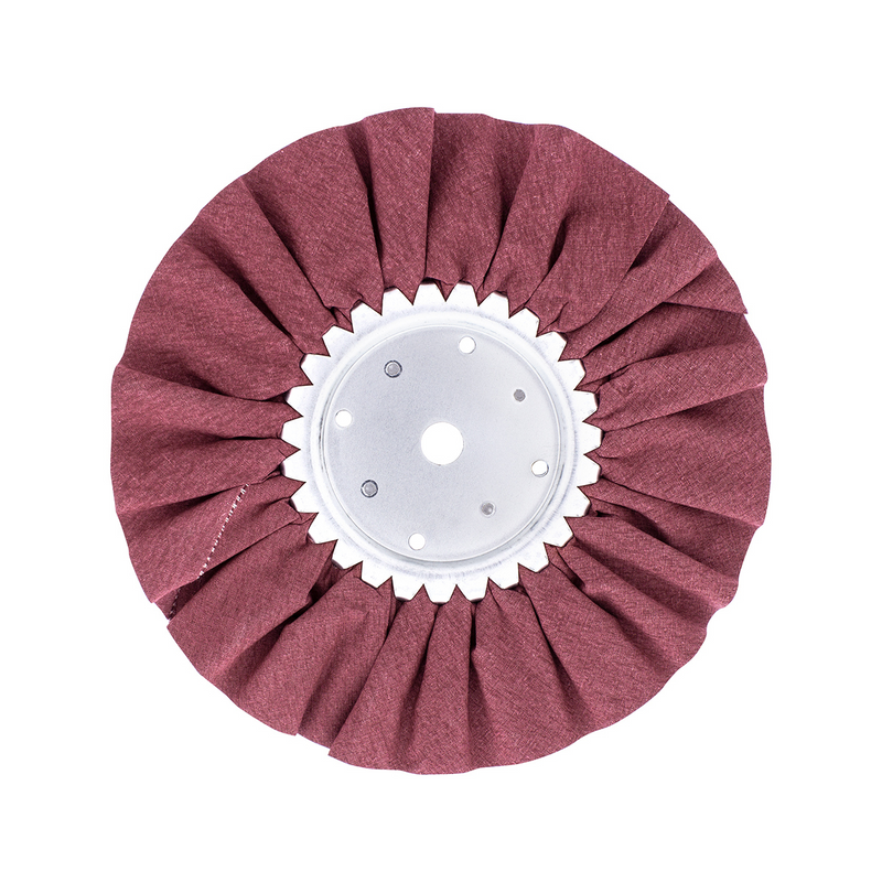 Pulidor de vías respiratorias con tratamiento rojo de 8" - Eje de 5/8" y 1/2"