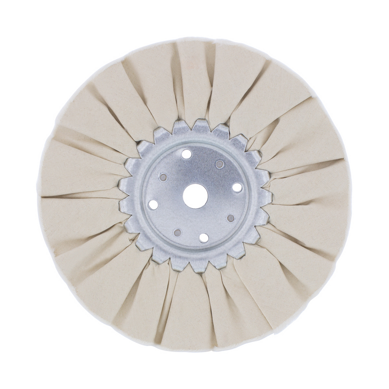 Pulidor de vías respiratorias con tratamiento blanco de 8" - Eje de 5/8" y 1/2"
