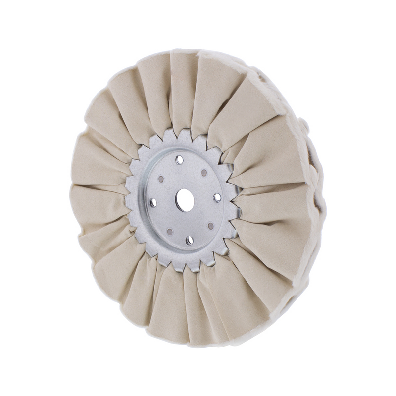 Pulidor de vías respiratorias con tratamiento blanco de 8" - Eje de 5/8" y 1/2"