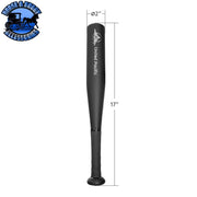 17" Aluminum Tire Checker Bat-Matte Black Dark Slate Gray