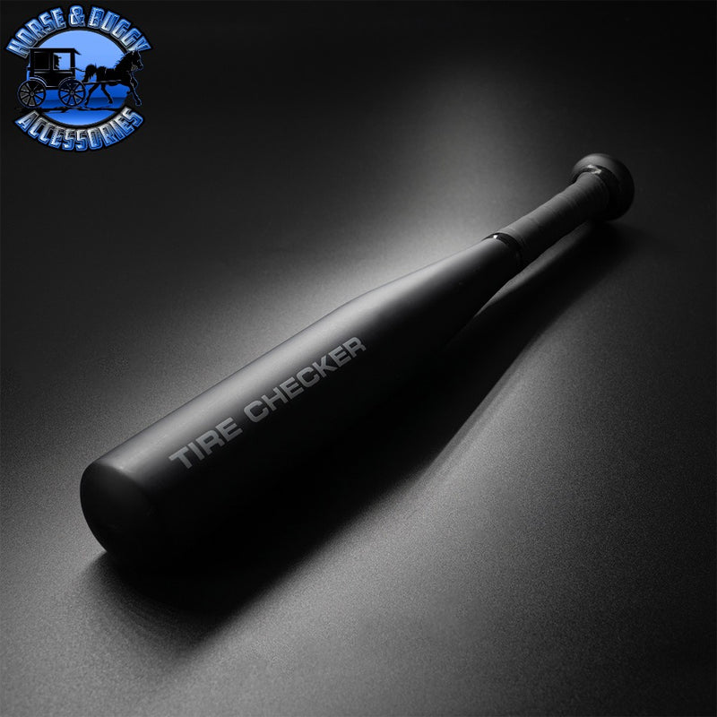 17" Aluminum Tire Checker Bat-Matte Black Black