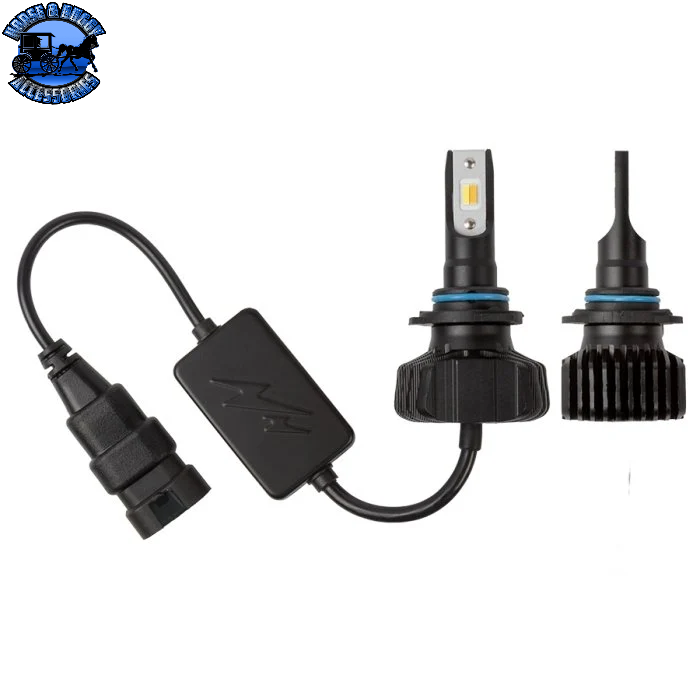9006-HLAW 9006 Dual-Color LED Headlight Conversion Kit with Fog Light Function - White/Yellow - 4,500 Lumens/Set - Fanless