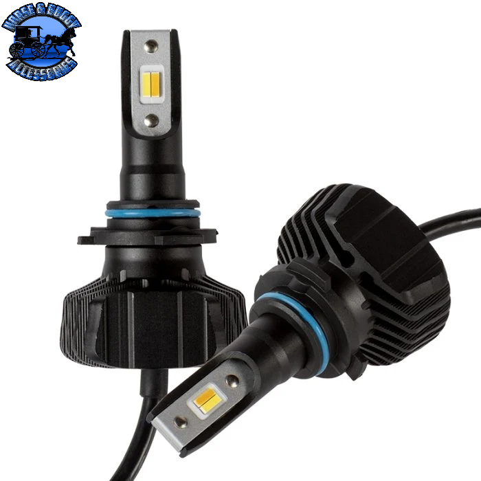 9006-HLAW 9006 Dual-Color LED Headlight Conversion Kit with Fog Light Function - White/Yellow - 4,500 Lumens/Set - Fanless