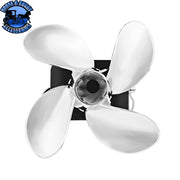 UP-90060 SPINNING PROPELLER HITCH COVER FOR 2"X2" TRAILER HITCH RECEIVER WITH LOCKING PIN HITCH COVER Light Gray