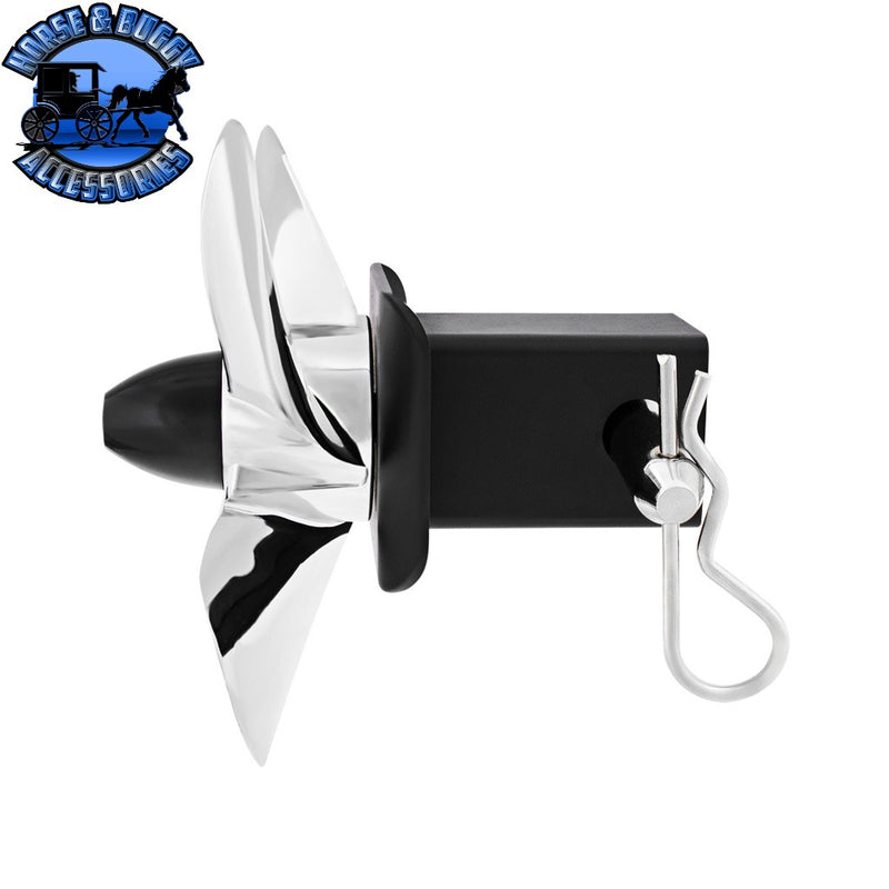 UP-90060 SPINNING PROPELLER HITCH COVER FOR 2"X2" TRAILER HITCH RECEIVER WITH LOCKING PIN HITCH COVER Dark Slate Gray