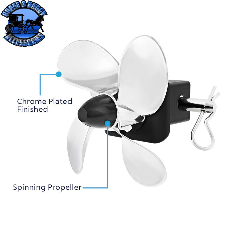 UP-90060 SPINNING PROPELLER HITCH COVER FOR 2"X2" TRAILER HITCH RECEIVER WITH LOCKING PIN HITCH COVER Lavender