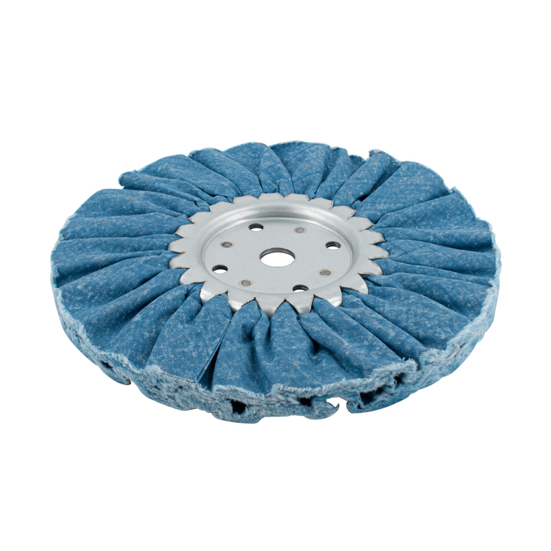 Pulidor de vías respiratorias con tratamiento azul de 8" - Eje de 5/8" y 1/2"