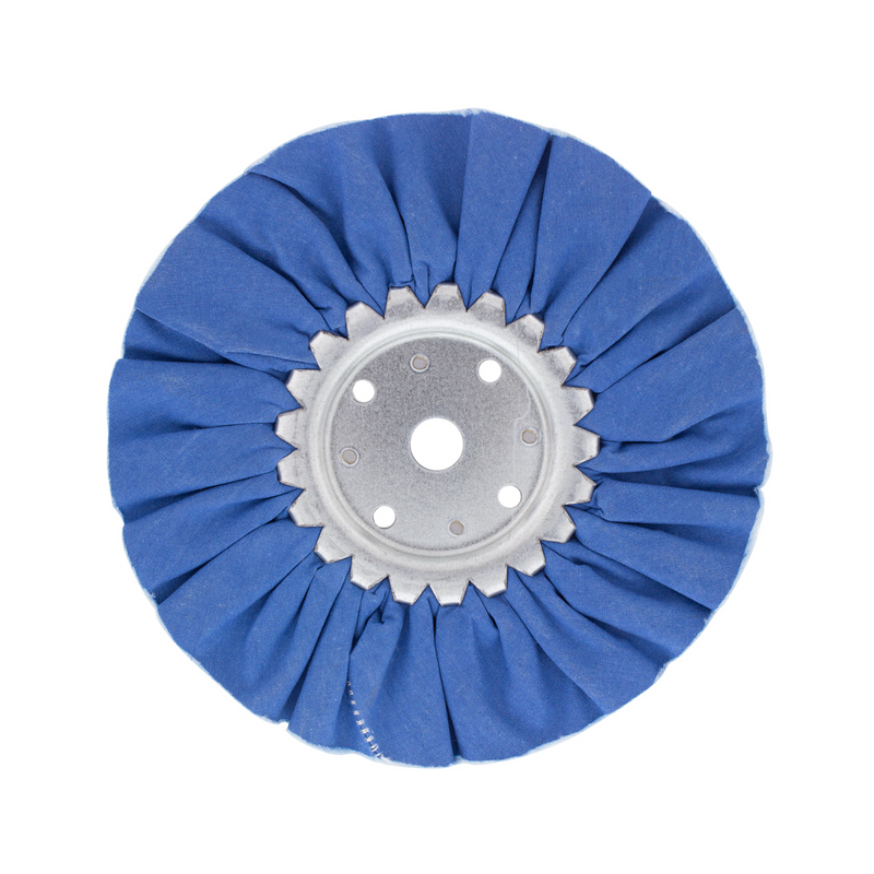Pulidor de vías respiratorias con tratamiento azul de 6" - Eje de 5/8" y 1/2"