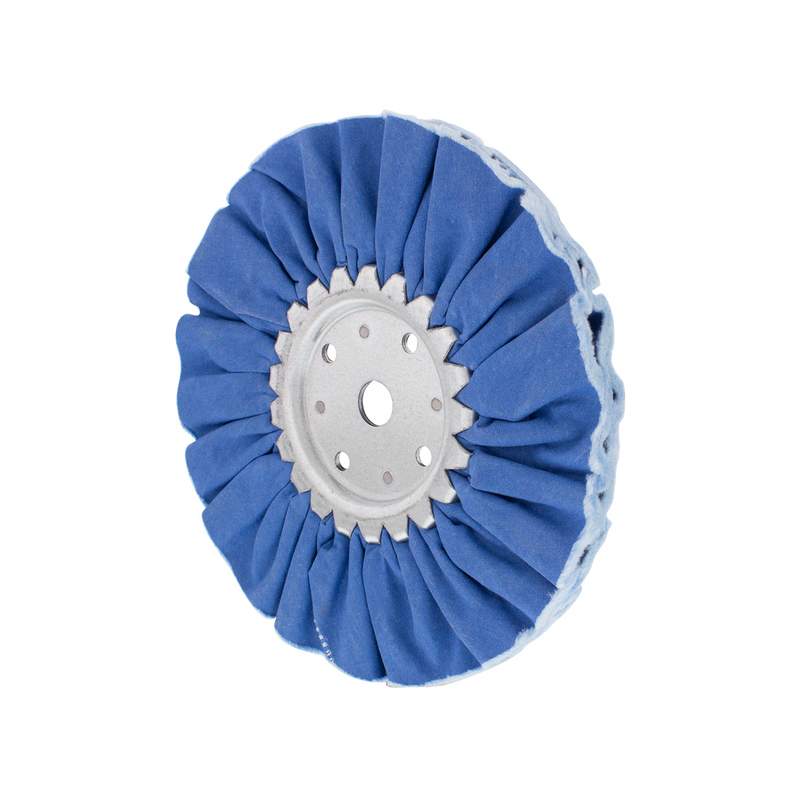 Pulidor de vías respiratorias con tratamiento azul de 6" - Eje de 5/8" y 1/2"