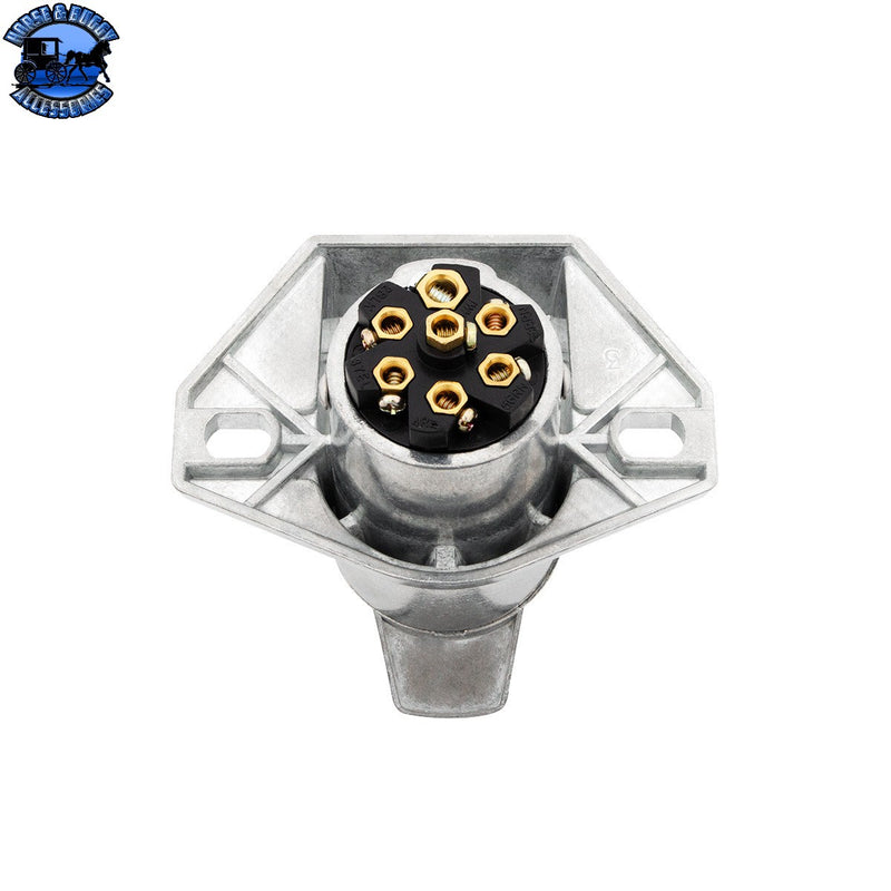 UP-90501 Round 7-Way Male Connector - Split Pin