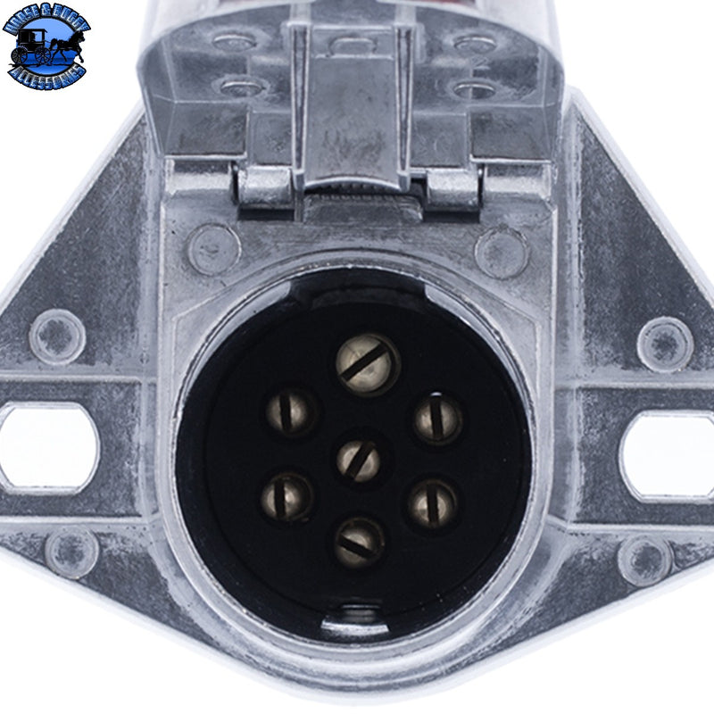 UP-90501 Round 7-Way Male Connector - Split Pin