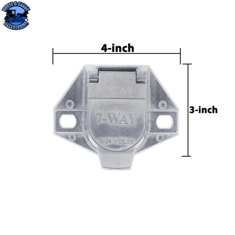 UP-90501 Round 7-Way Male Connector - Split Pin