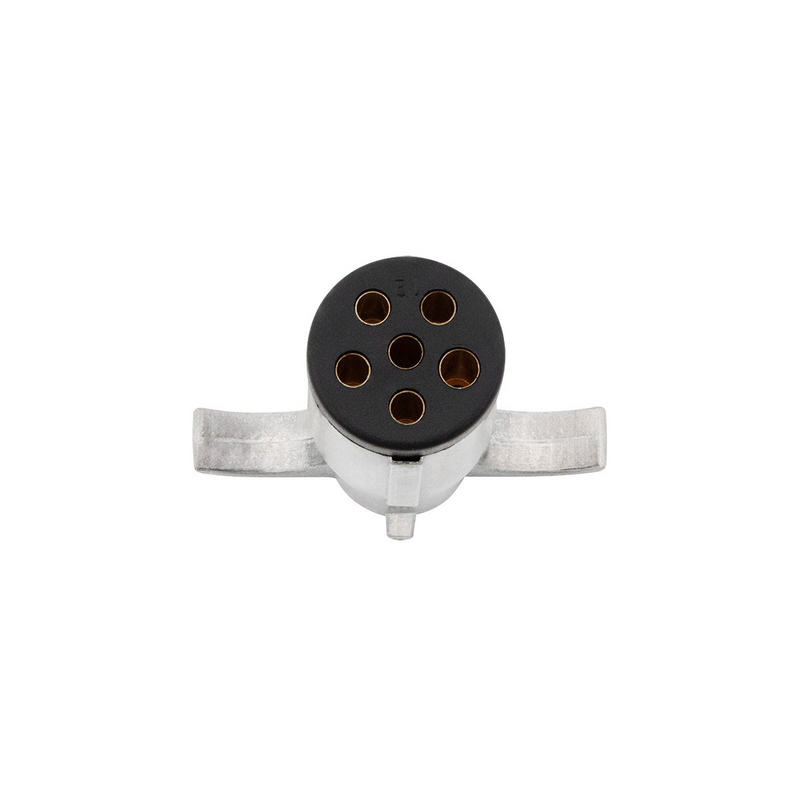 Conector hembra redondo de 6 vías - Pin dividido