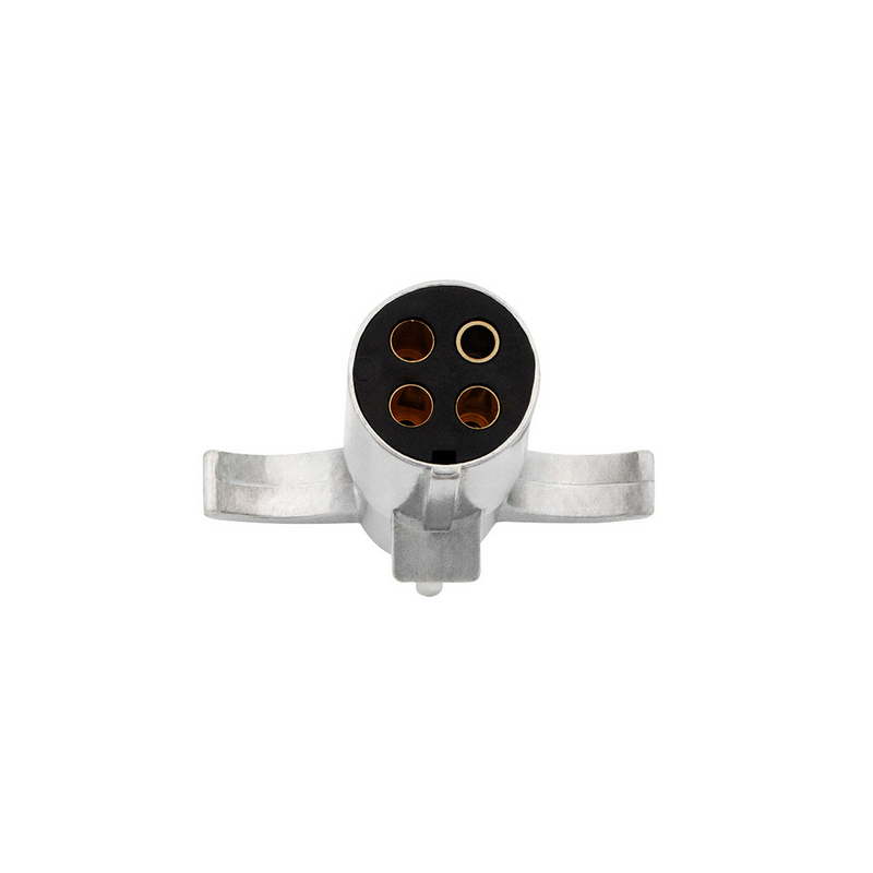 Conector hembra redondo de 4 vías - Pin dividido