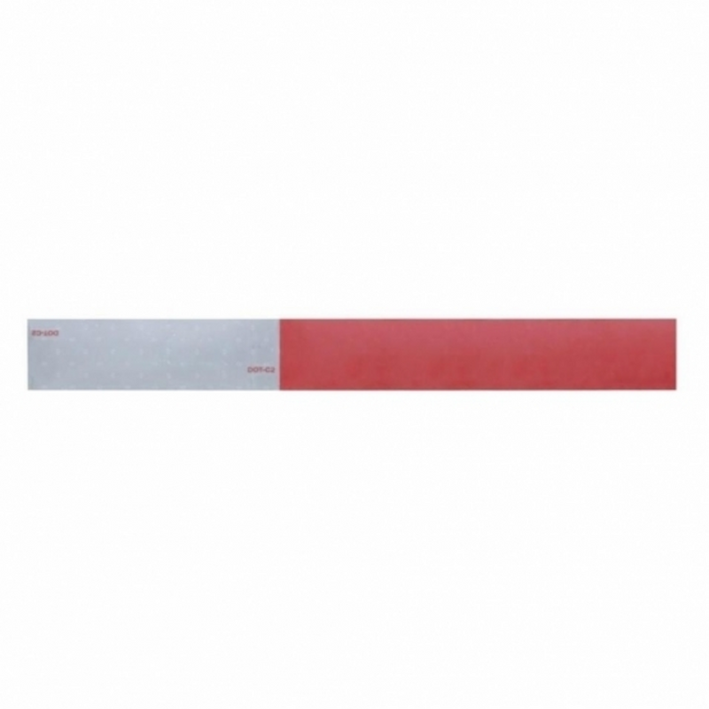Cinta reflectora de visibilidad Reflexite - 7" blanca/11" roja