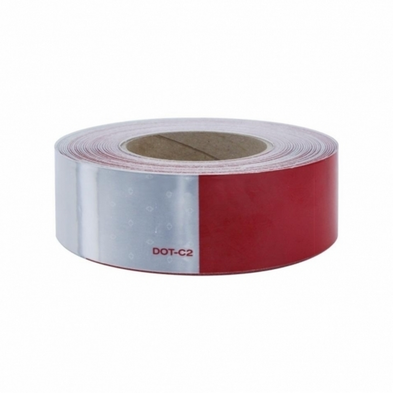 Cinta reflectora de visibilidad Reflexite - 7" blanca/11" roja