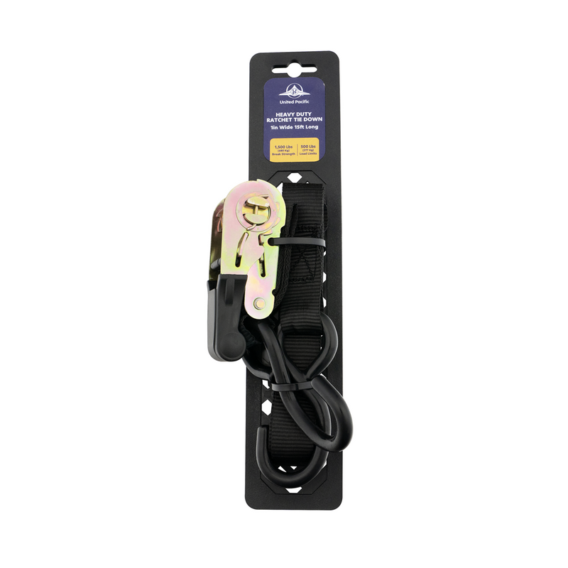 UP-90809 Amarre con trinquete de 1" x 15' - Gancho en forma de S