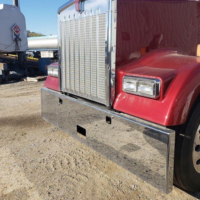 S41-30D-18-1123 18", Boxed, Standard Mount, Step & Tow Holes Dark Gray