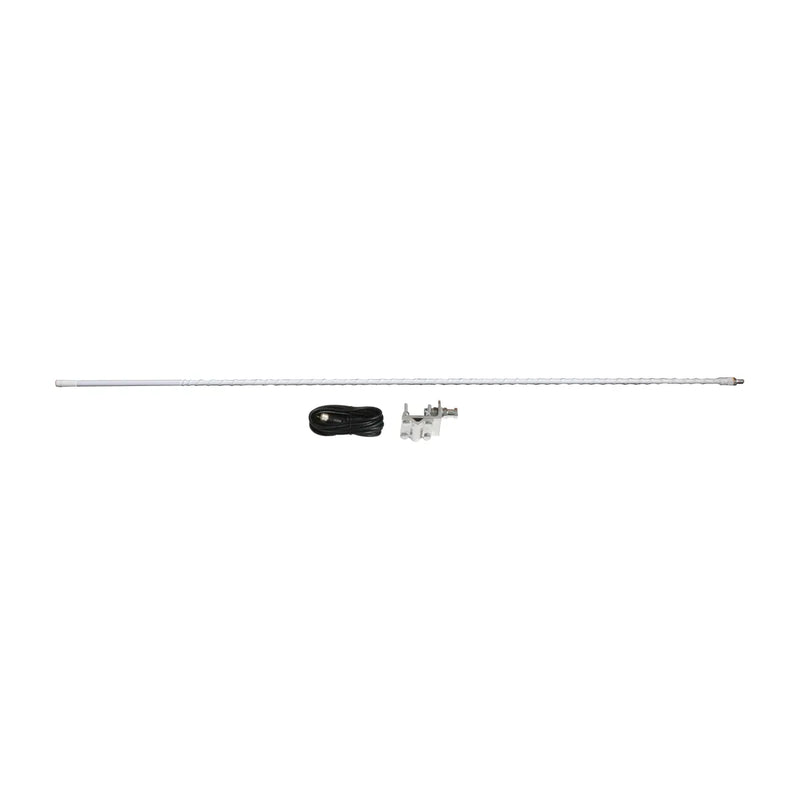 91017 30" WHITE DOUBLE MAGIC C.B. ANTENNA KIT Dark Slate Gray
