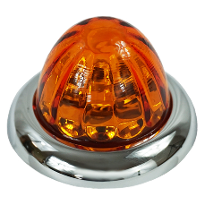 Chocolate Legendary 1-1/2 Inch Watermelon Light, Stud Mount - Amber LED / Amber Glass Lens 11002AA-2 watermelon sealed led