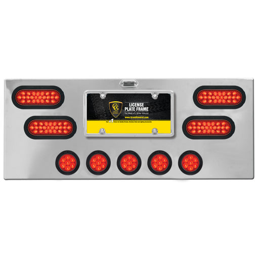 91563 Stainless Steel Rear Center Light Panel