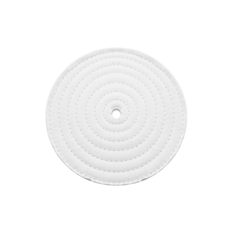 6" Assorted Muslin Buff - 1/2" Arbor